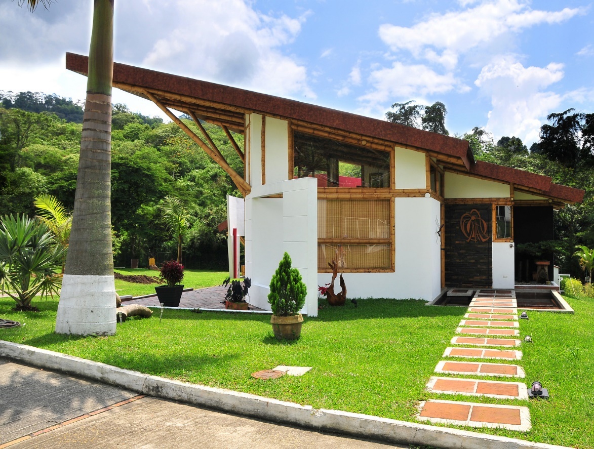 Eco-Friendly Bamboo House
