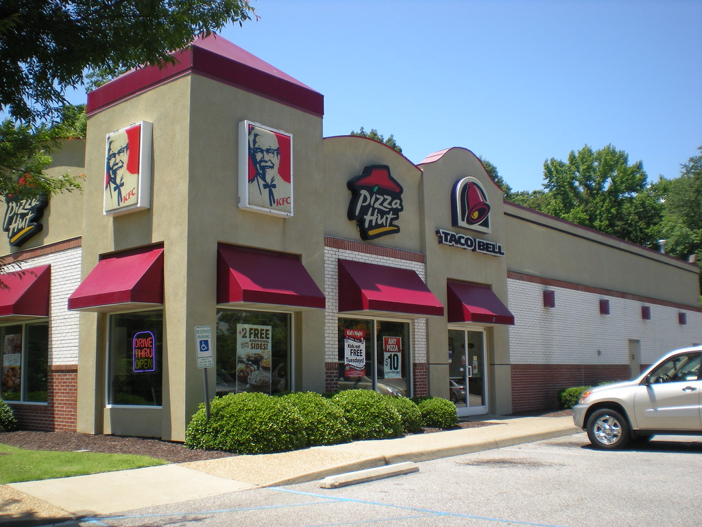 Taco Bell, KFC, And Pizza Hut Restaurants